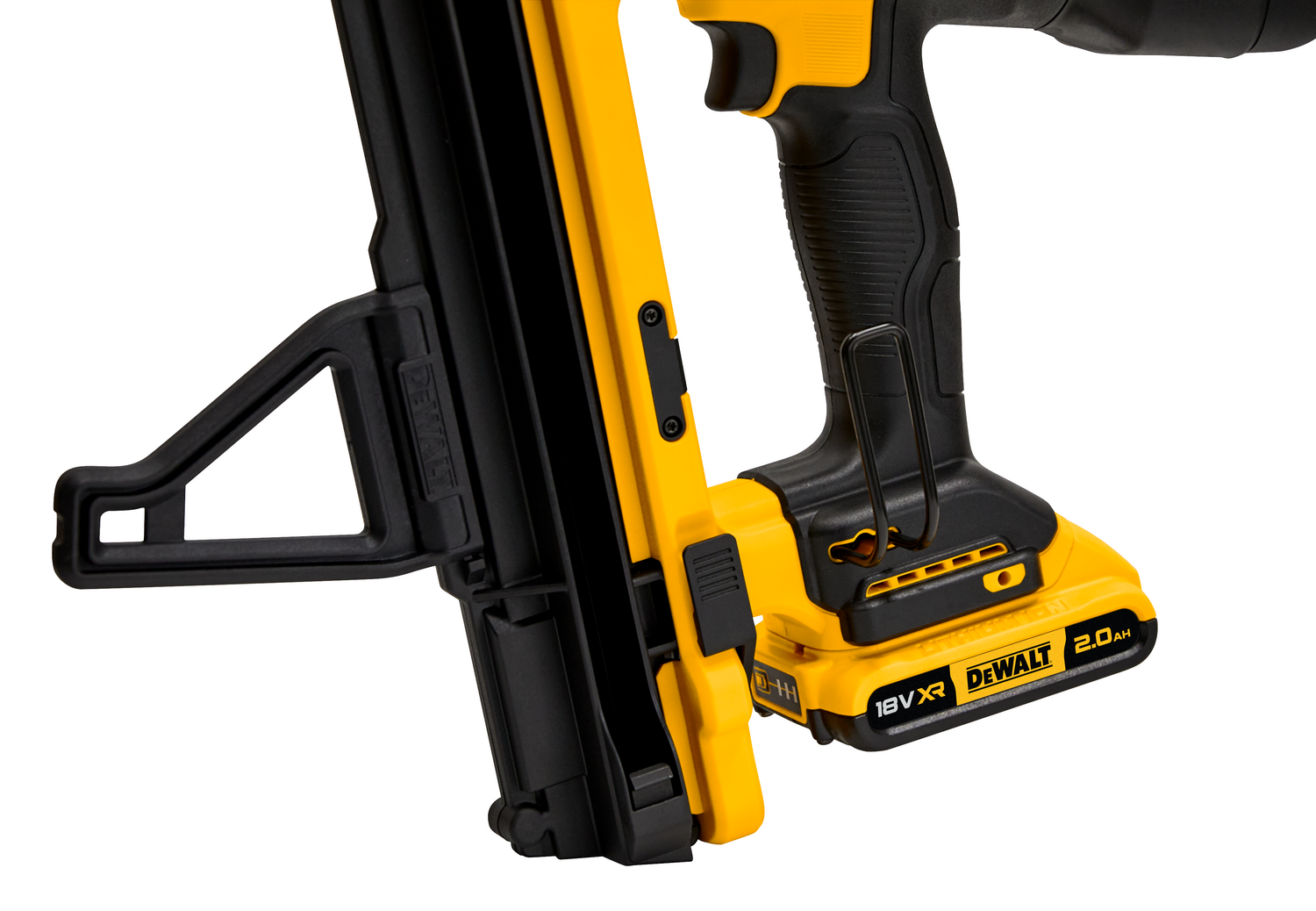 DeWALT DGN845D1 C6 TRAK-IT® Betontacker op gas en accu 18V XR 2.0Ah in koffer