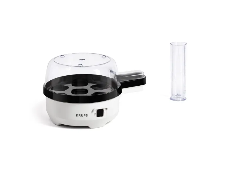 Krups EG233115, 7 æg, Hård, Mellem, Blød, Sort, Hvid, 900 g, 131 mm, 194 mm
