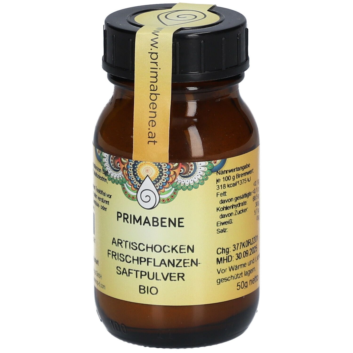 PRIMABENE Artischocken Frischpflanzensaftpulver BIO