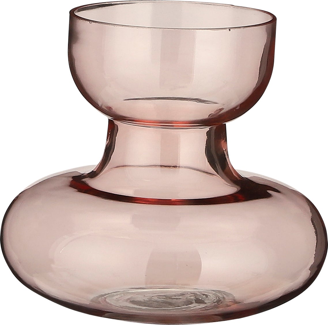 Mica Decorations vaas Soren roze D 15 H 18 cm