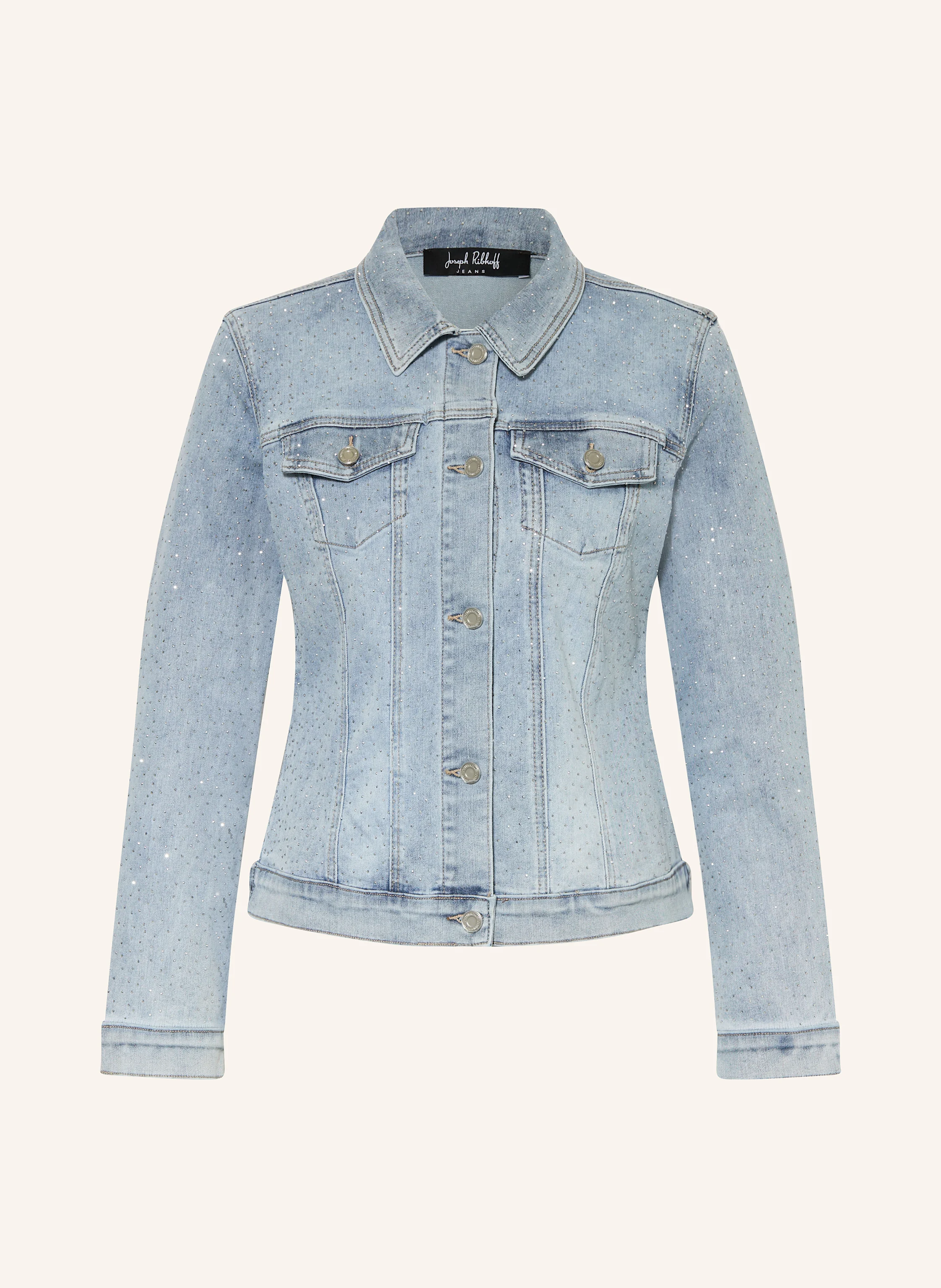 Joseph Ribkoff Jeansjacke mit Schmucksteinen