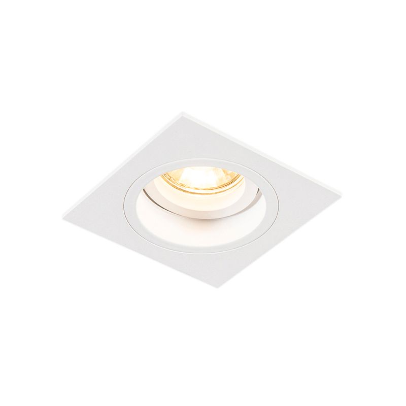 Smart inbouwspot wit vierkant incl. wifi GU10 - Chuck