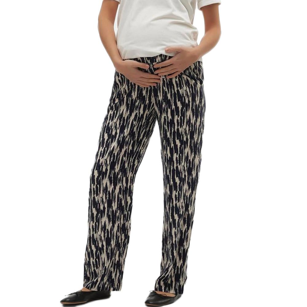 Vero Moda Maternity Pantalon Noir/Écru Femme Vero Moda Maternity Joy
