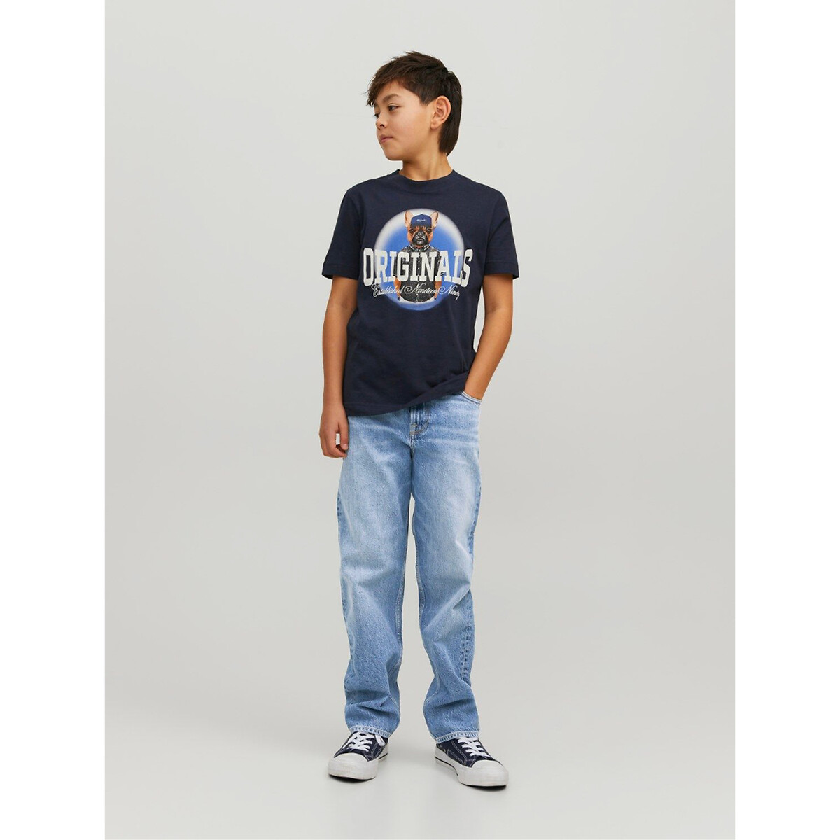 JACK & JONES JUNIOR<br>Calça jeans de modelagem ampla