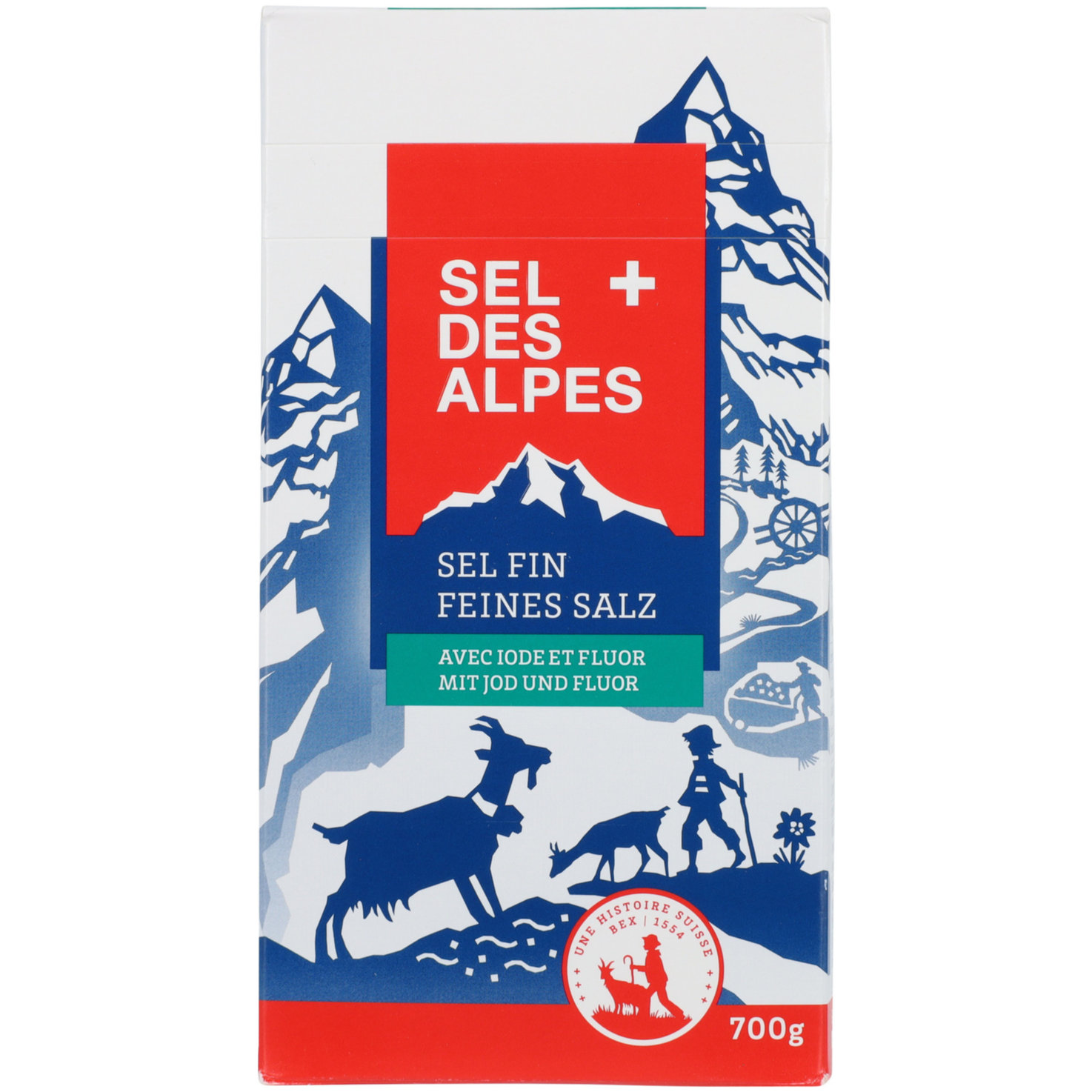 Sel des Alpes mit Jod und Fluor