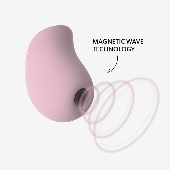 Fun Factory Mea Suction Toy with Magnetic Wave Technology Powder Rose