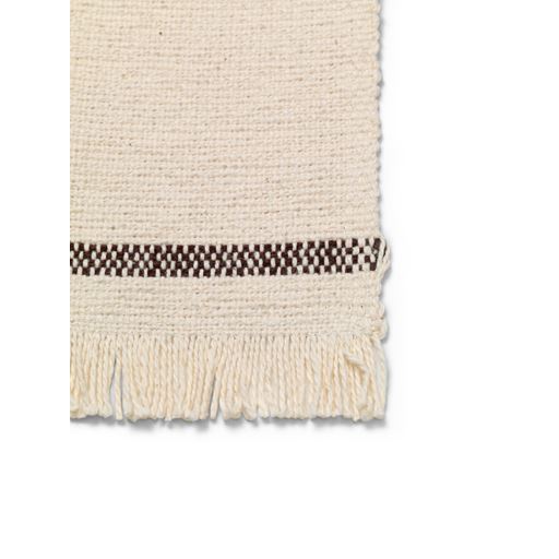 ferm LIVING Savor 4-pak Glasbrik, Off White/ Chocolate, 10x14 cm