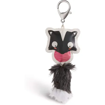 NICI Stinktier Taschenanhänger aus Kunstleder, 12 cm