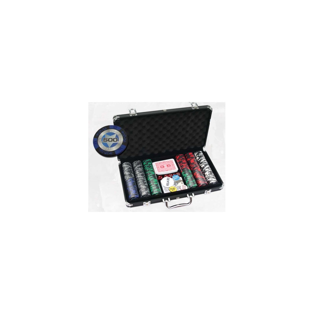 Mallette de poker 300 jetons Crown