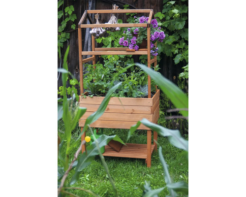 Plantentoren dobar kubus 75 x 54 x 91,5 cm lichtbruin