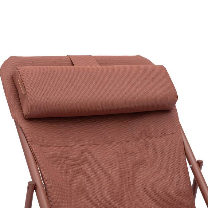 Chilienne de jardin empilable pliable MIRAEL Acajou