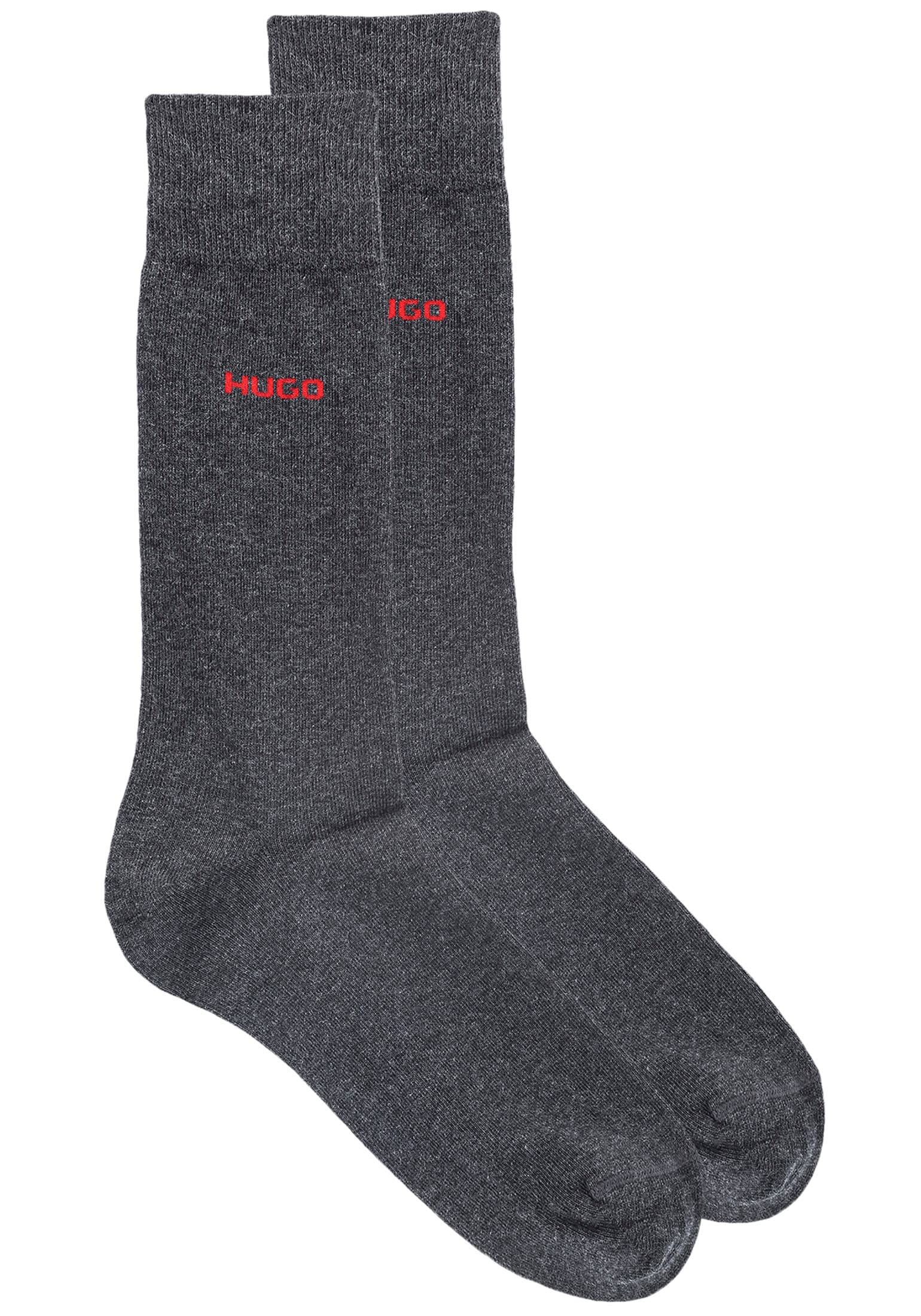 HUGO Underwear Businesssocken »2P RS UNI CC« Packung, 2er Pack, 2 Paar tlg. mit kontrastfarbenem HUGO Logo-Schriftzug