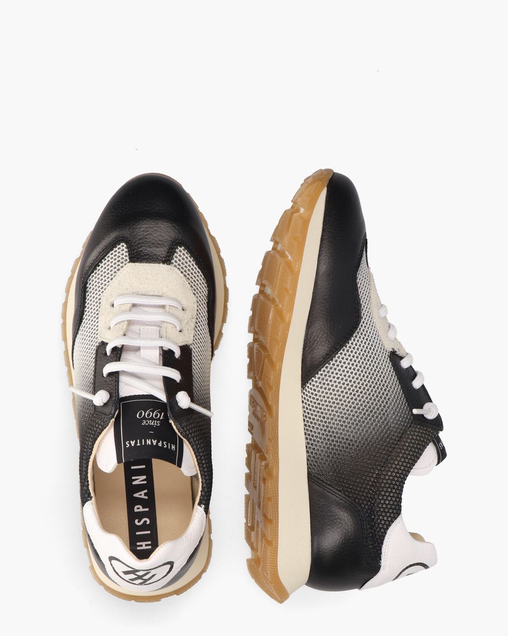 Hispanitas CHV253869 Zwart/Wit Damessneakers