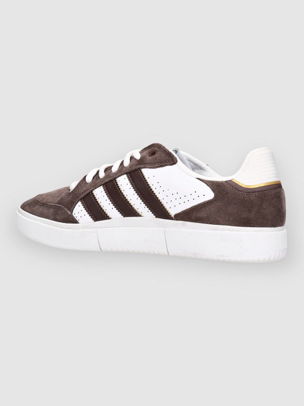 adidas Skateboarding Tyshawn Low Skate Shoes brown/ftwwht/goldmt