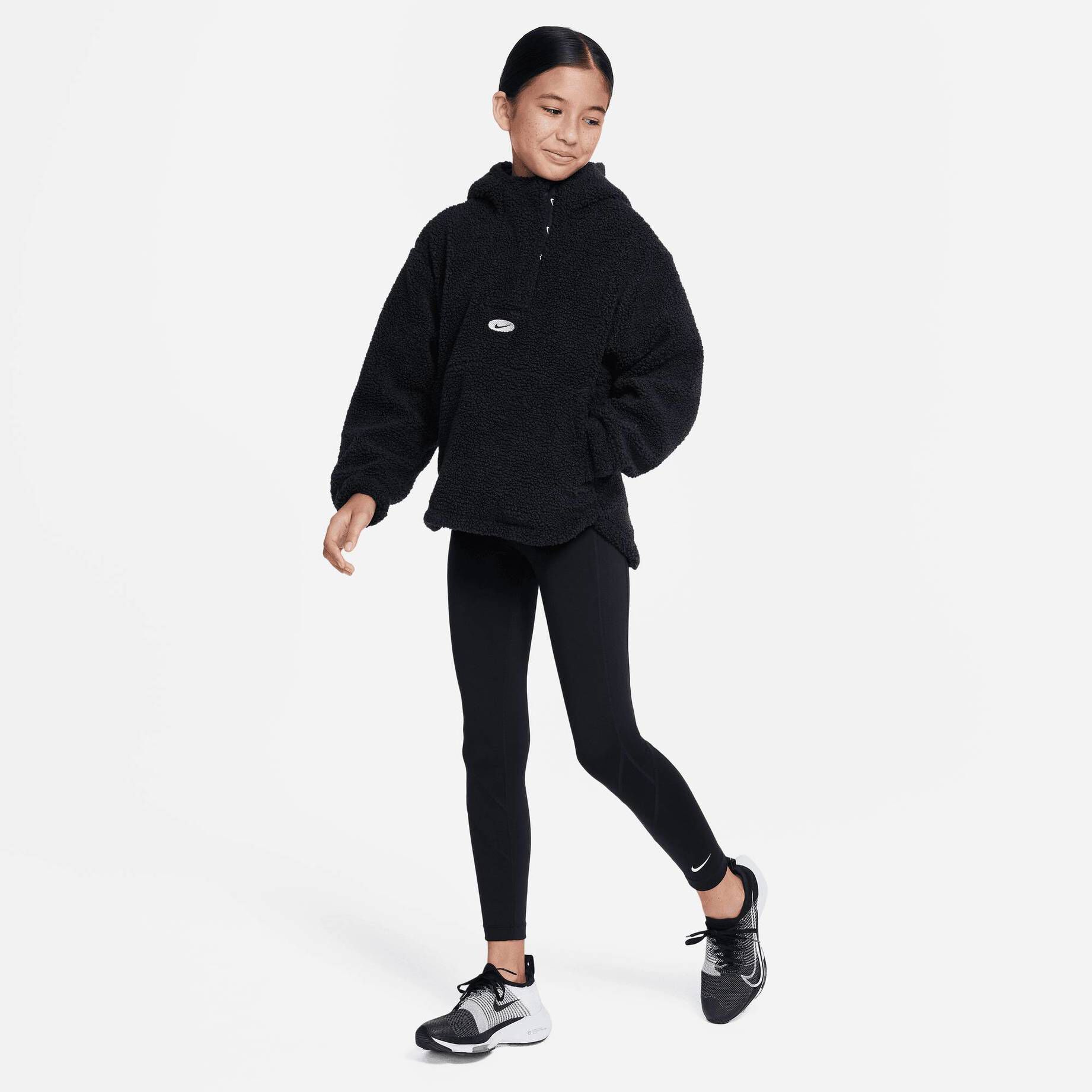 Nike| Mädchen Fleecepullover mit Kapuze THERMA-FIT ICON CLASH