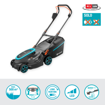 Gardena 2x18V grasmaaier Powermax P4A 37cm (zonder accu)