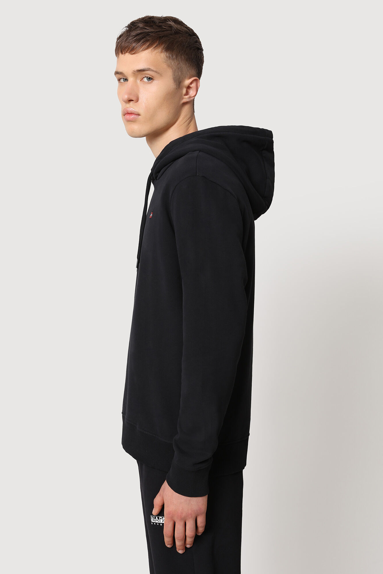 Moletom BALIS HOOD com Capuz e Detalhe em Papel - Preto