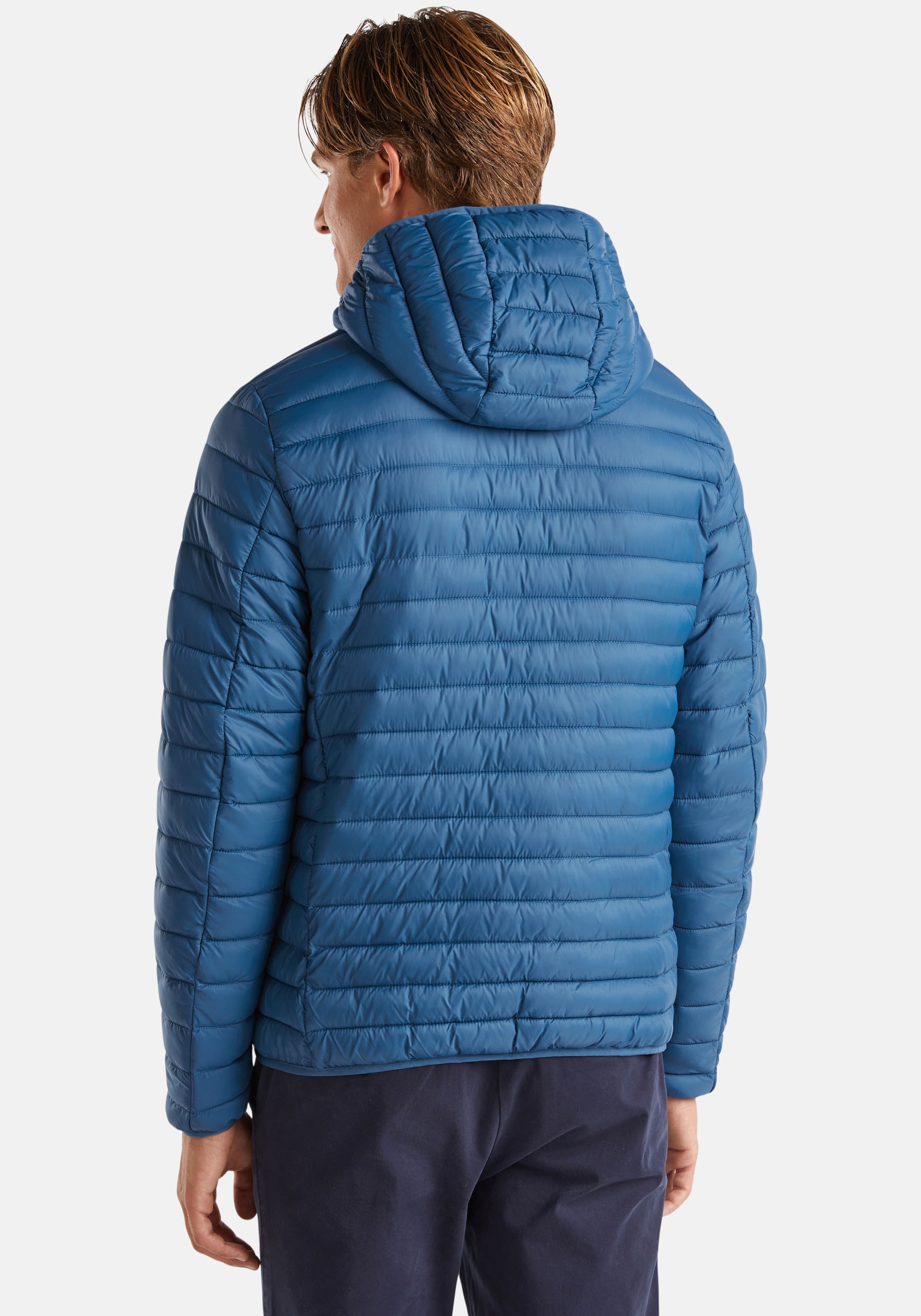 United Colors of Benetton Steppjacke mit Kapuze mit seitlichen Zipper-Taschen