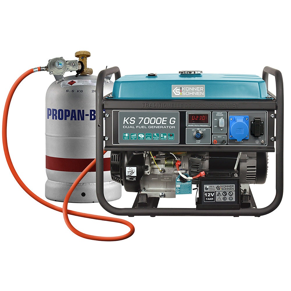 LPG/benzinegenerator KS 7000E G