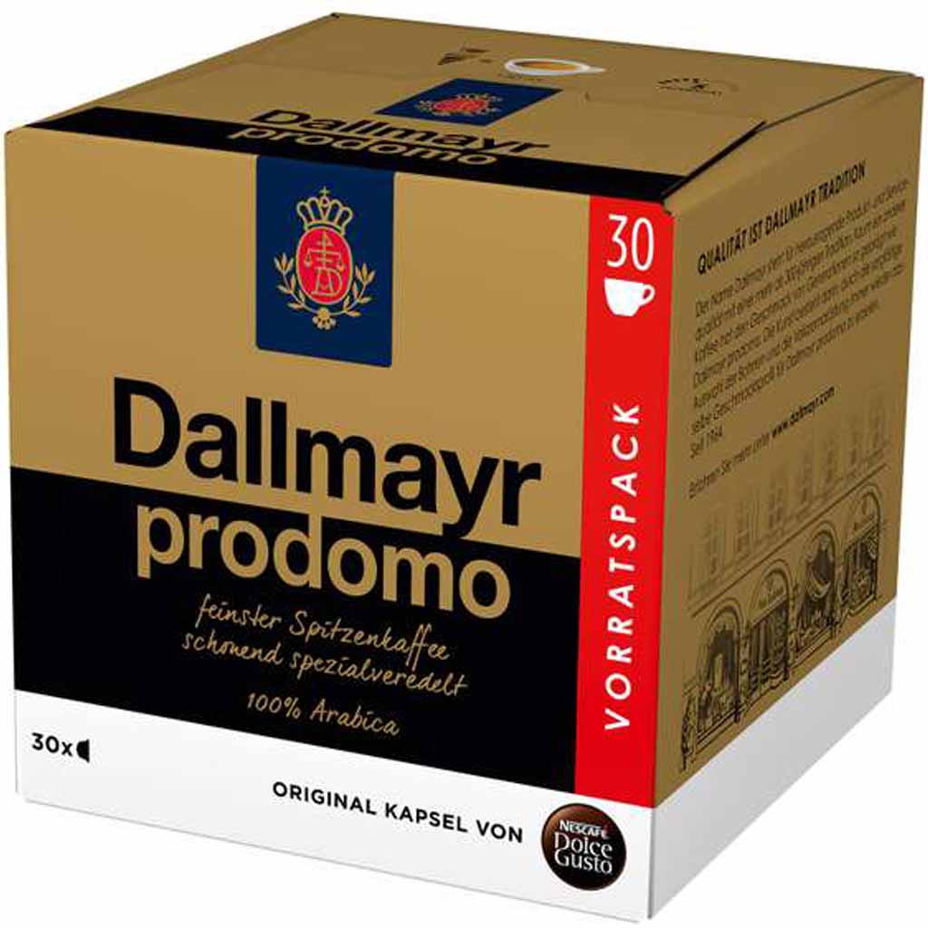 Nescafe Dolce Gusto Kapseln Dallmayr Prodomo 30 Tassen 210g MHD:30.11.25