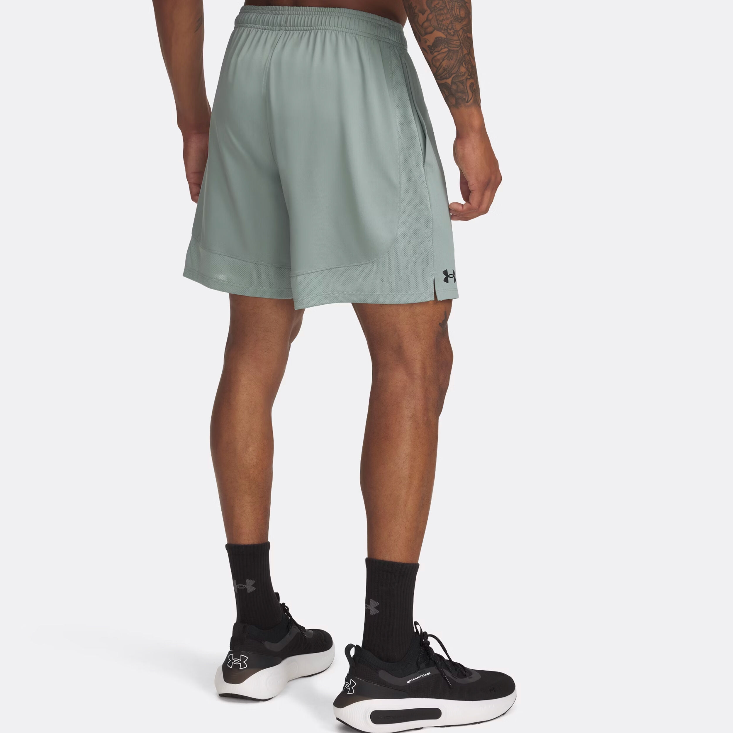 Under Armour Techent 7in Shorts Hommes - Vert