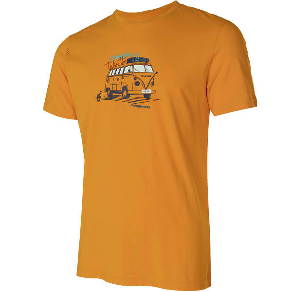 T-shirt randonnée TRANGOWORLD MOONLIGHT BRIGHT MARIGOLD