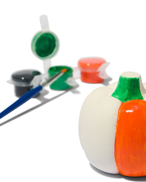 kit de peinture citrouille plâtre 5,5cm