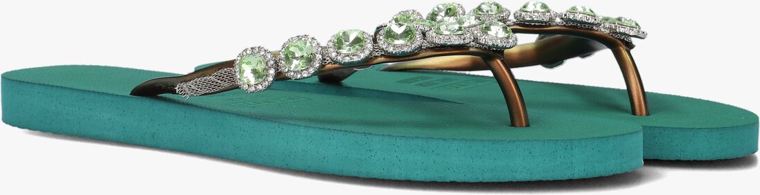 UZURII groene uzurii teenslippers beatrix