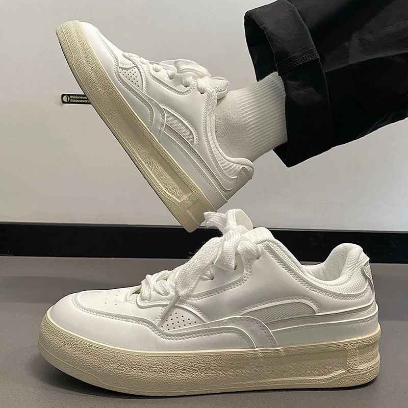 HANO - Platform Paneel Sneakers