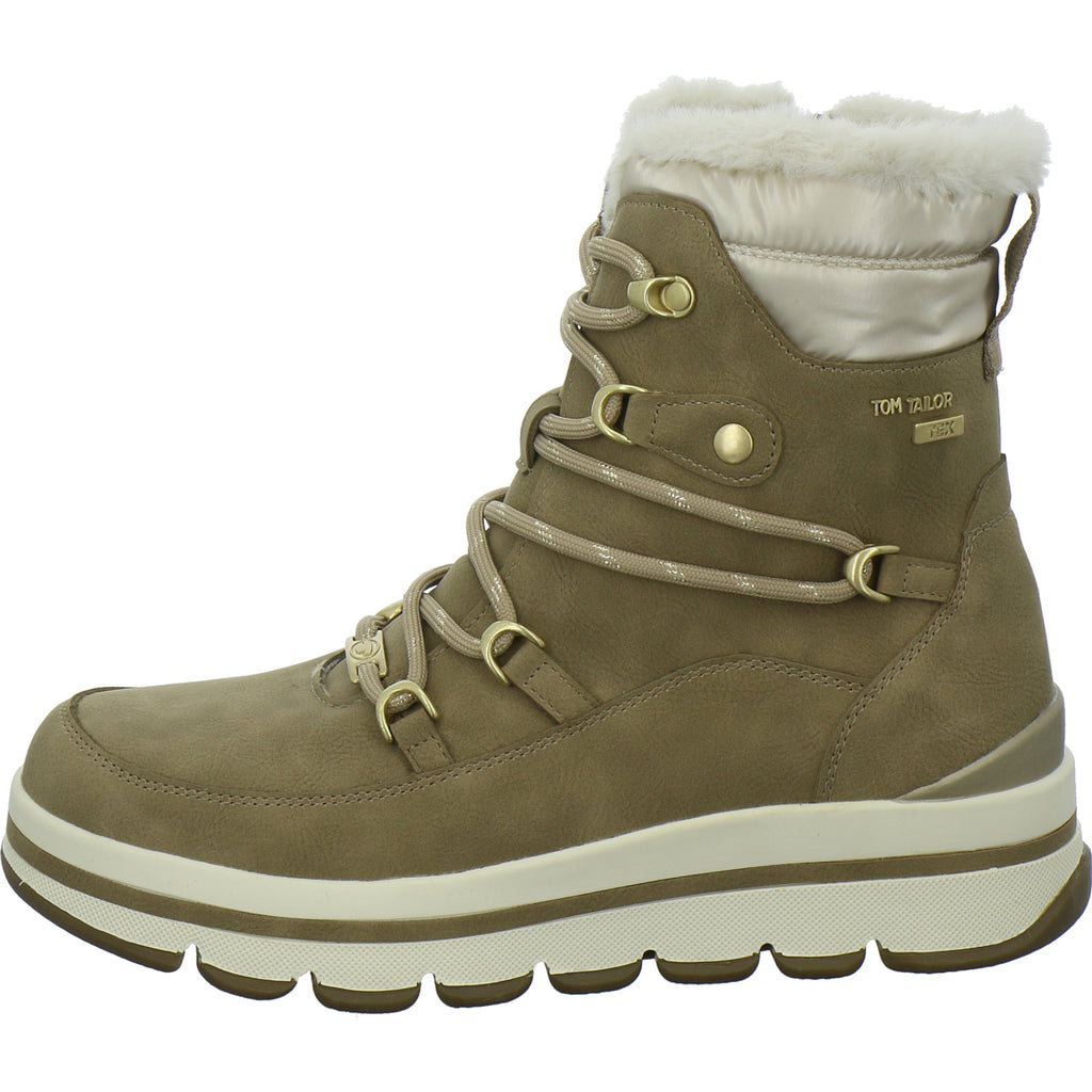 Tom Tailor Shoes Winterstiefel Damen Hellbraun
