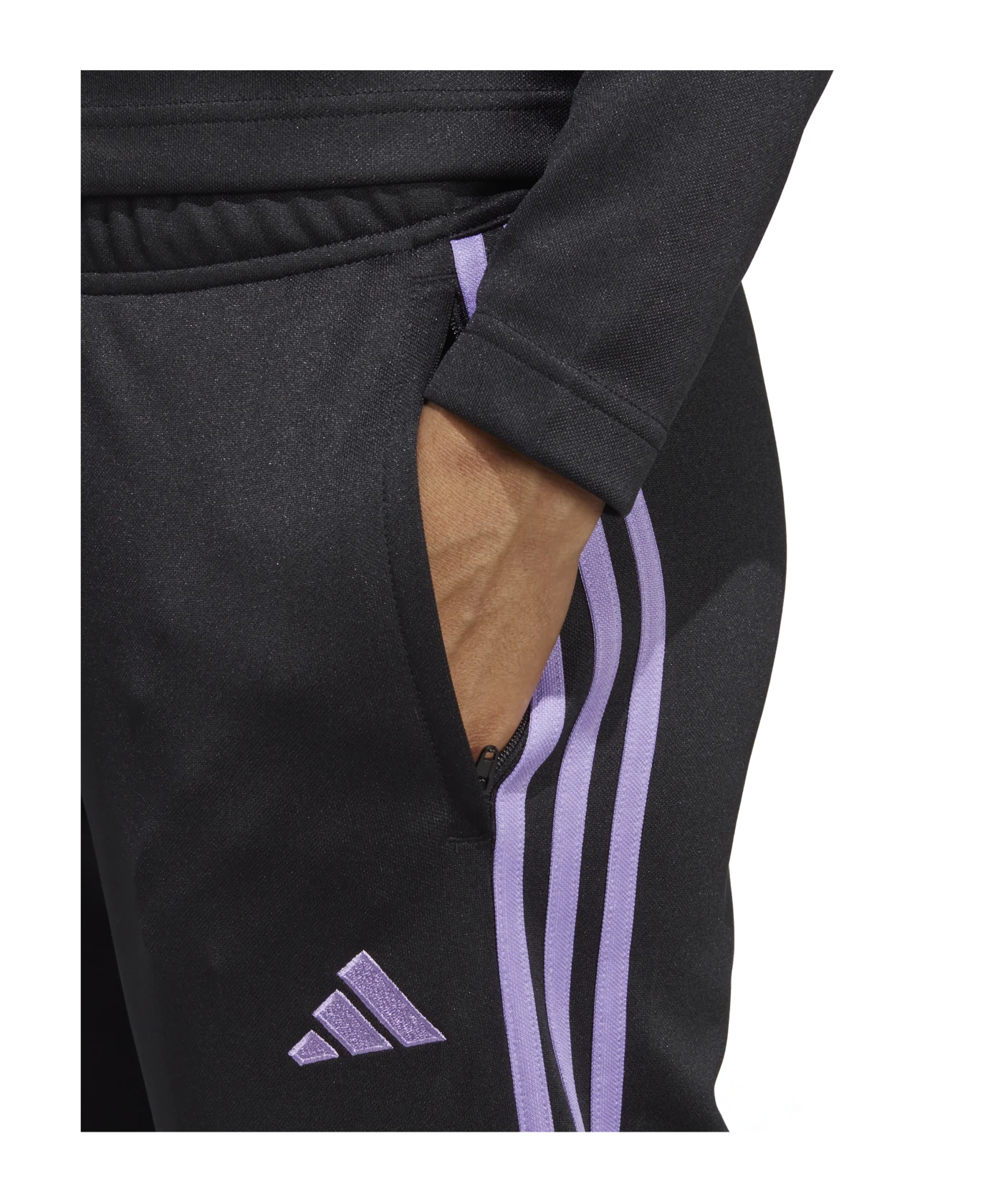 adidas Tiro 23 Trainingshose Damen Schwarz Lila