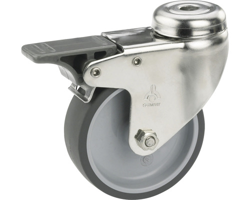 Tarrox transportmiddel zwenkwiel, vergrendelbaar, tot 40 kg, 50 x 73 x 18 mm, zonder plaat