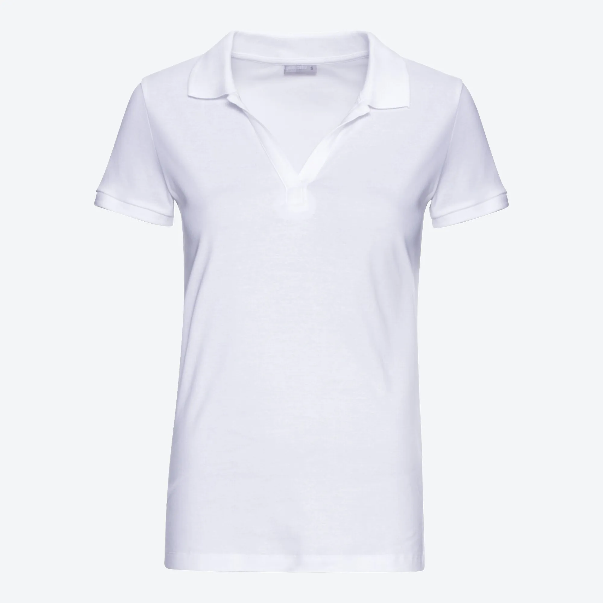 Damen-Poloshirt aus reiner Baumwolle