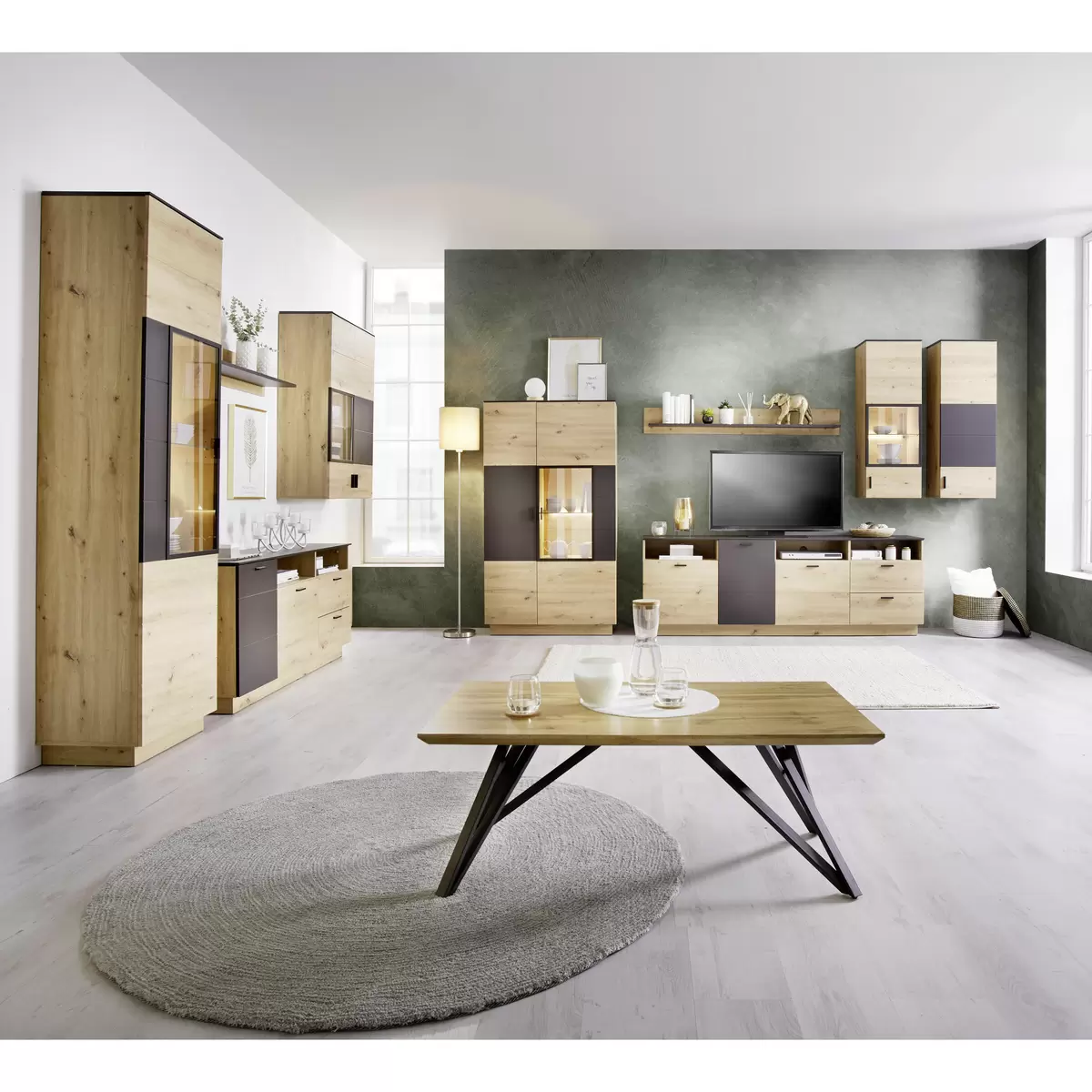 Hängeschrank Tonale Artisan Eiche,grau