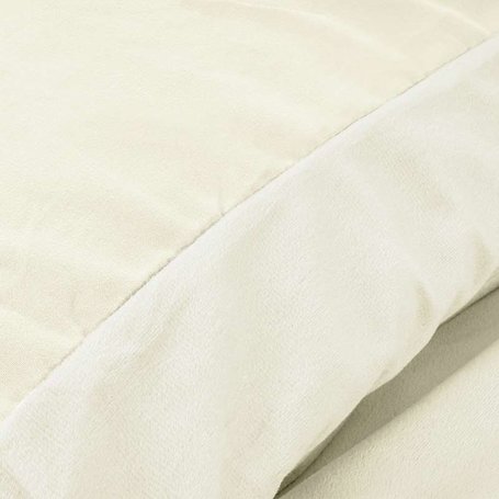 Dekbedovertrek Velvet Uni - Creme