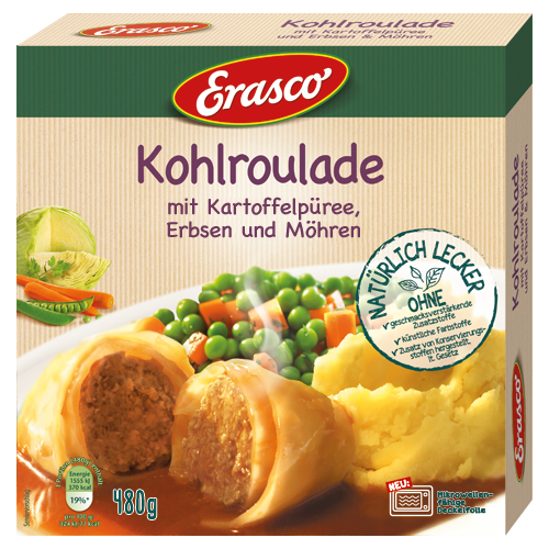 Erasco Kohlroulade 480g Fertiggericht MHD:11.11.25