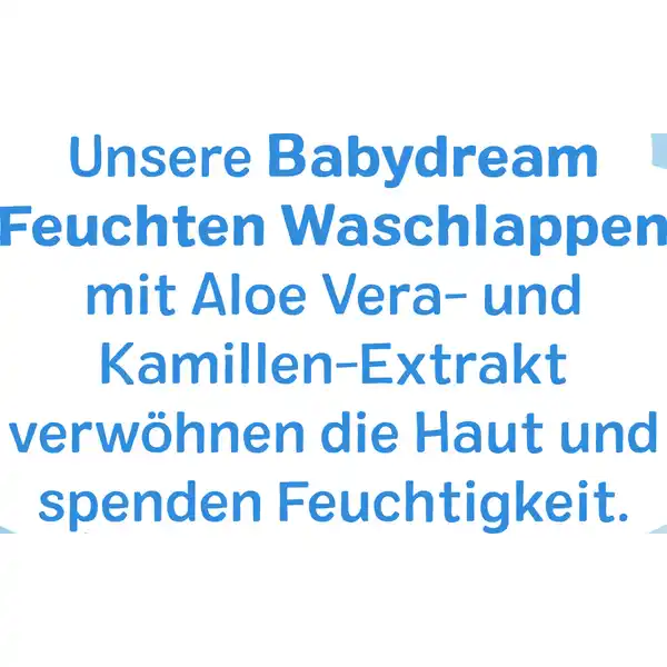 Babydream Feuchte Waschlappen 15 ST
