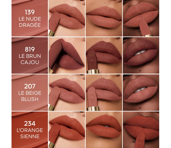 Guerlain Rouge G Velvet Lips Refill139 LE NUDE DRAGÉE – VELVET