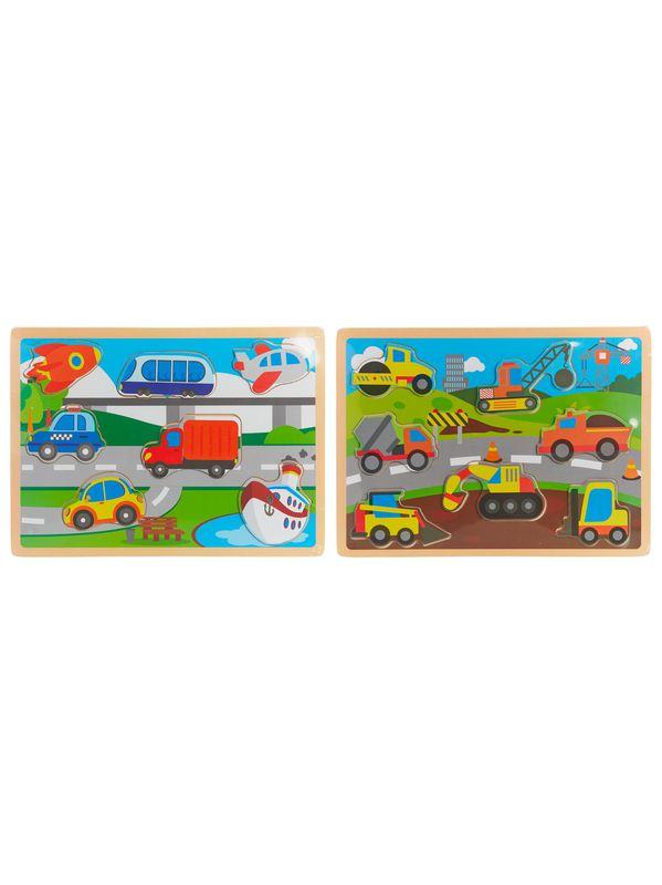 PUZZLE A ENCASTRER VEHICULES