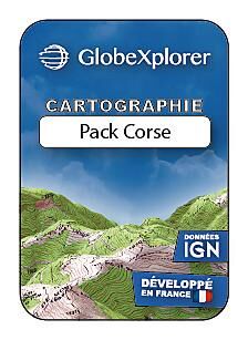 GLOBEXPLORER - TOPO GLOBEXPLORER IGN 1/25000e PACK CORSE