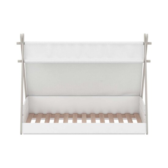 Totem Lit Tipi   Blanc / Beige        70 x 140 cm   de               CBA Meubles