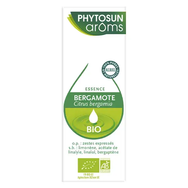 Essência de Bergamota Orgânica Phytosun Arôms 10ml