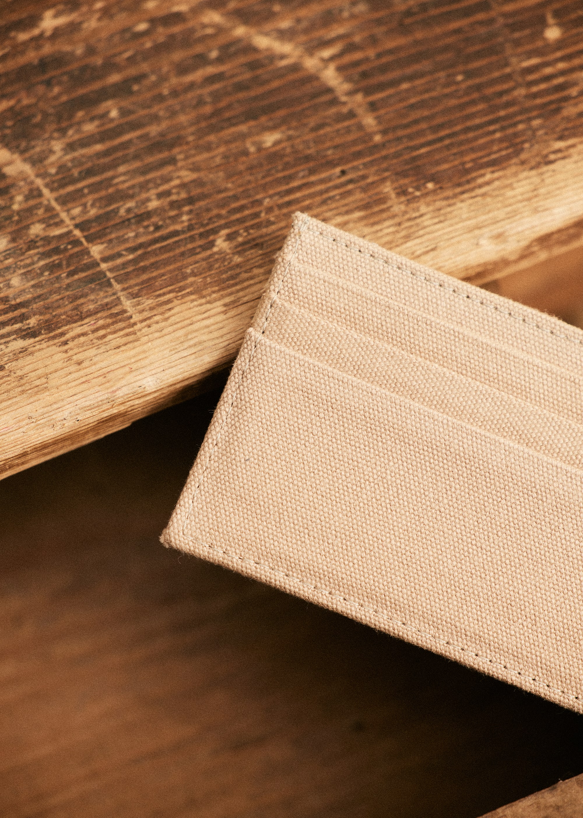 Porte-cartes Dean Canevas - Beige - POUR LUI 5906572