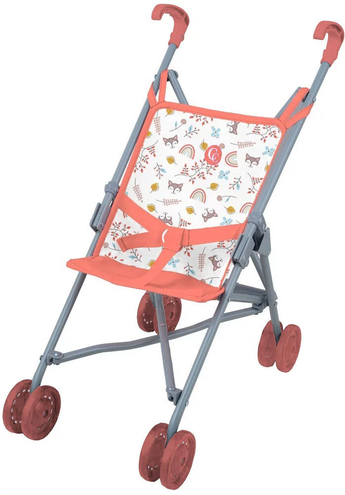 MA PREMIERE POUSSETTE CANNE ROSE