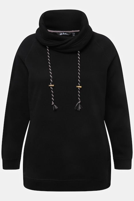 Sweatshirt, weiter Stehkragen, Taschen, Raglan-Langarm
