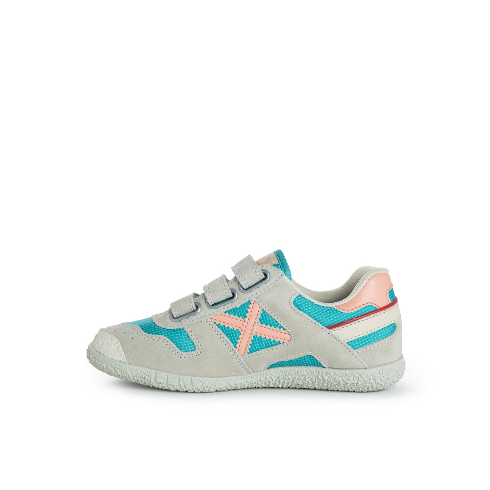 Tênis Munich Mini Goal Vco 8128571 Cinza