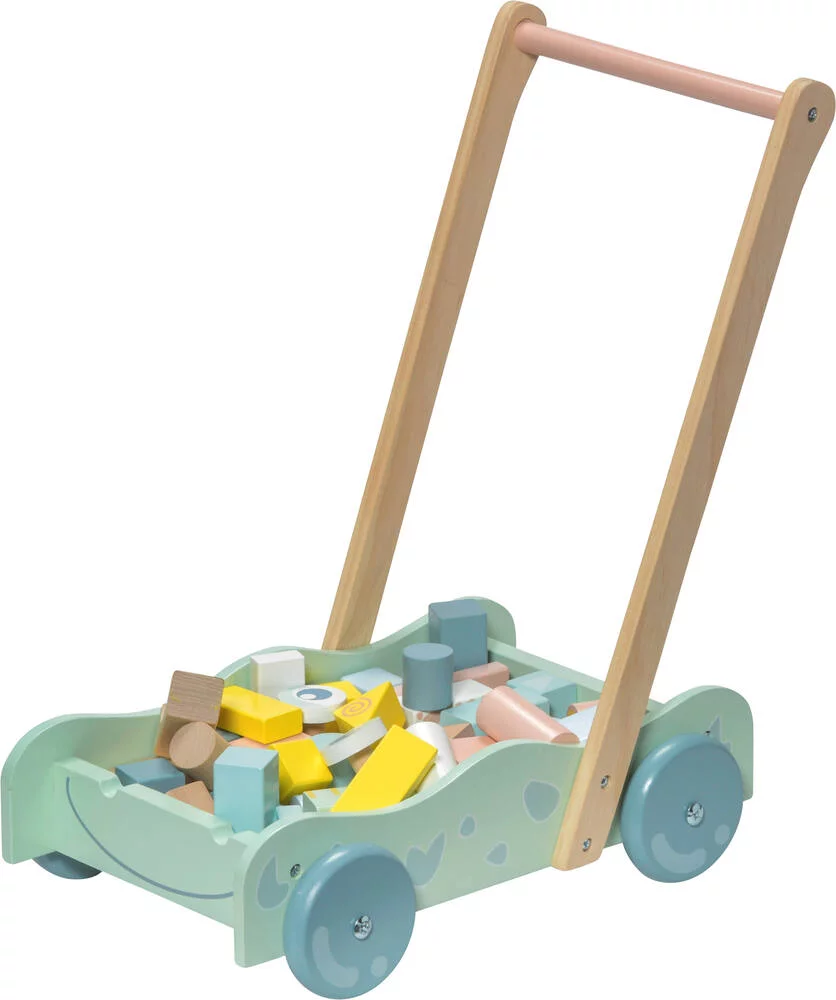 CHARIOT A POUSSER EN BOIS