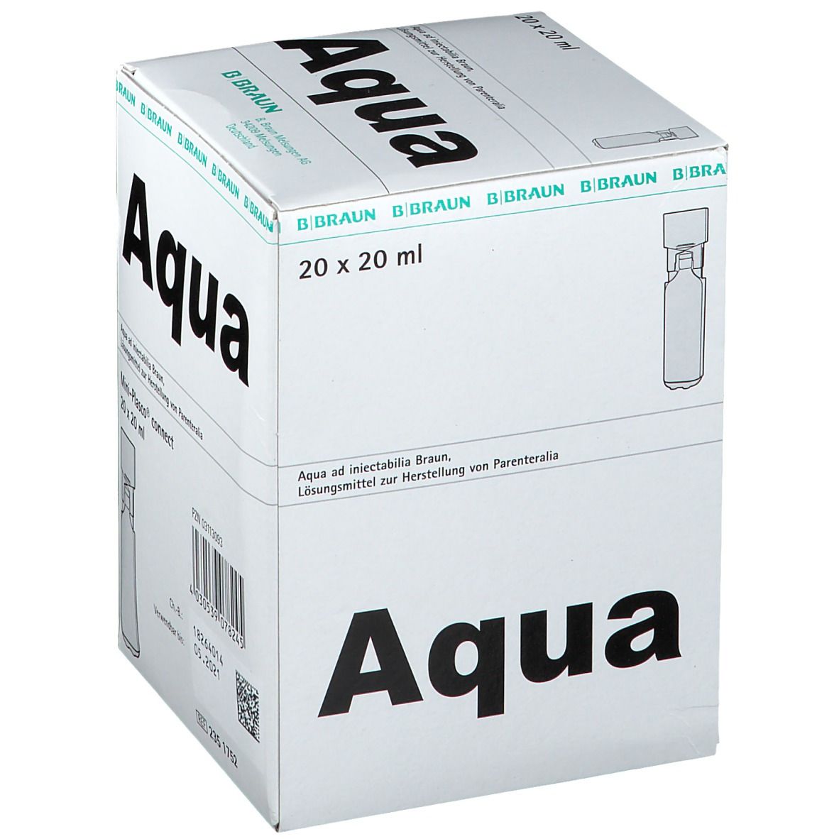 Aqua ad Injektabilia Mini-Plasco connect Ampullen