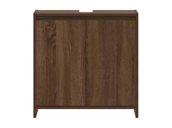 Armoire de bain Chêne marron 60x33x61 cm Bois d'ingénierie