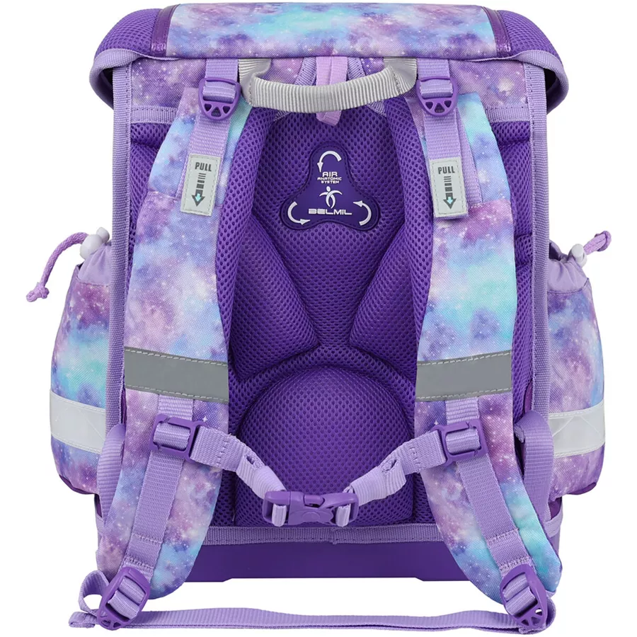 Belmil Schulranzen Classy Schulranzen Set 5-teilig mit Brustgurt Diamond Unicorn